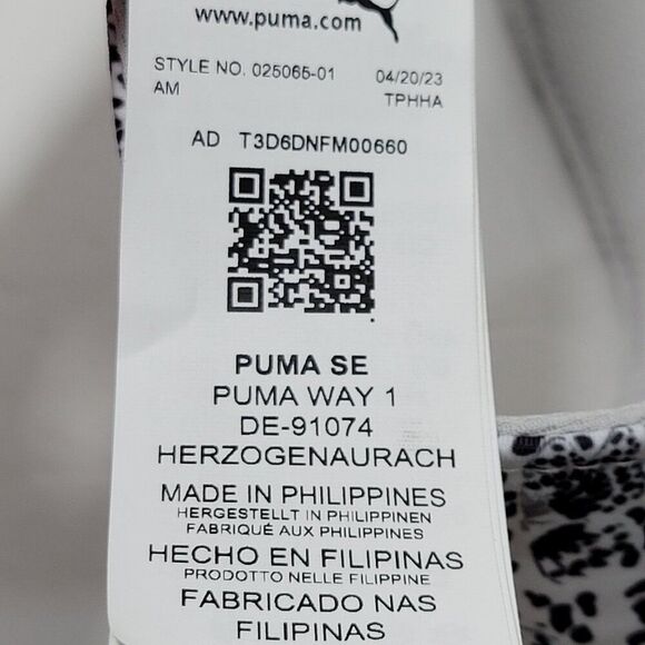 Puma Golf Visor Womens OS Adjustable Hat Golf Pickleball Tennis Leopard NEW - Picture 13 of 16